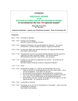 programma 14 mei 2014 RAC