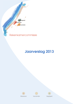 Jaarverslag 2013 - rekenkamerwvo.nl