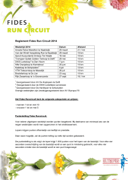 Reglement Fides Run Circuit 2014