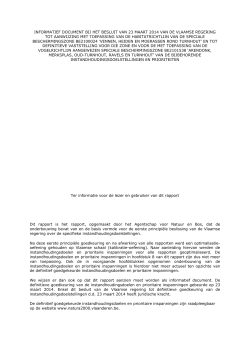 Turnhouts Vennengebied rapport (pdf)