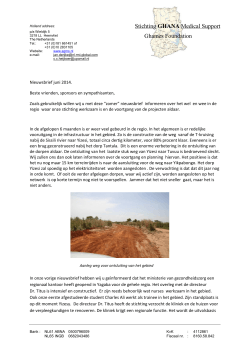 Nieuwsbrief Juli 2014-4 - Welkom - Stichting Ghana Medical Support