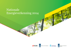 Samenvatting en voorwoord Nationale Energieverkenning 2014