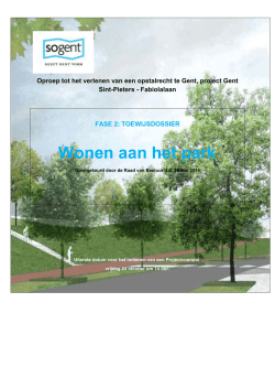 Toewijsdossier Wonen aan het park rvb 140528 (Zone C) (PDF