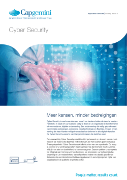 Cyber Security - Capgemini Nederland