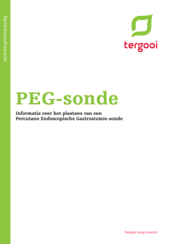 PEG-sonde (Hilversum / Blaricum) [87kb]