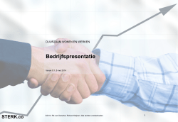 Bedrijfspresentatie