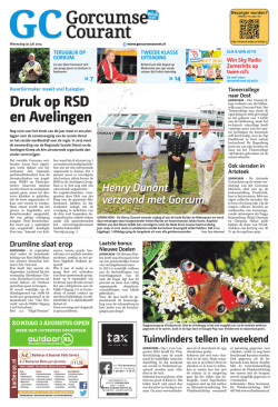 Druk op RSD en Avelingen