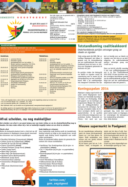 week 18 - Gemeente Oegstgeest