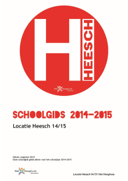 Schoolgids Locatie Heesch