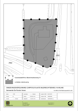 OMGEVINGSVERGUNNING CARPOOLPLAATS