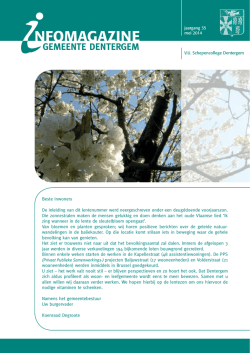 Info magazine mei 2014