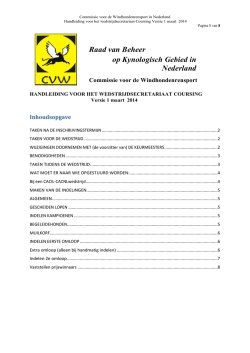 Handleiding wedstr.secr coursing 1-3-14