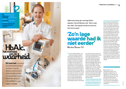 HbA1c, moment van de waarheid