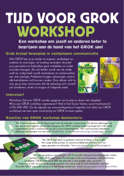 Download de PDF Tijd voor GROK Workshops