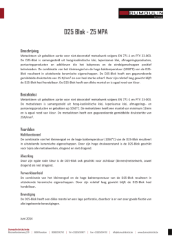 Download hier de technische fiche