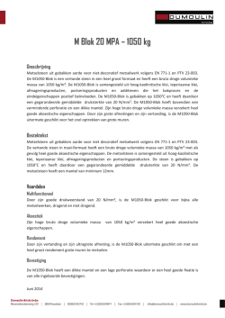 Download hier de technische fiche