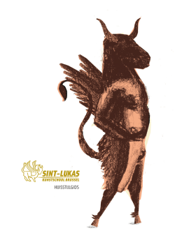 HUISSTIJLGIDS - Sint-Lukas Kunsthumaniora