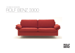 Overige specificaties Rolf Benz 3300