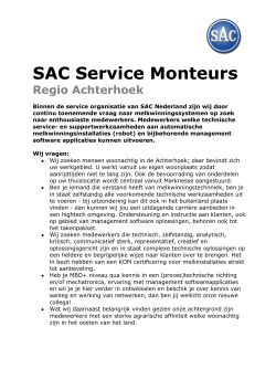 SAC Service monteurs (Robot)