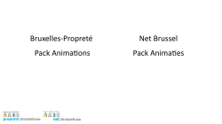 Bruxelles-Propreté Pack Animations Net Brussel Pack Animaties