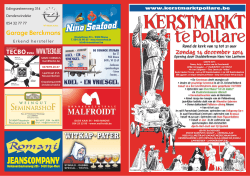 Download de flyer - Kerstmarkt Pollare