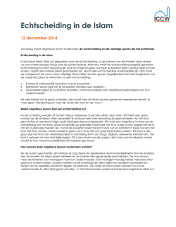 Echtscheiding in de Islam