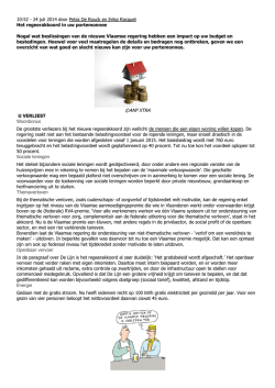Het regeerakkoord in uw portemonnee