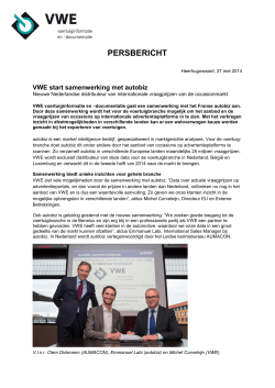 (27.04.2014): samenwerking VWE en autobiz