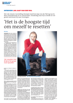 Lees hier het volledige interview