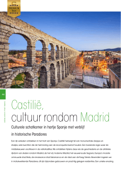 Castilië, cultuur rondom Madrid