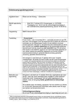 GL - Kooperaasje en volksvertegenwoordiging