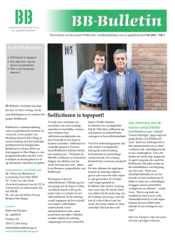 Nieuwsbrief 1 2014