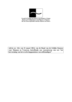 Download de PDF - Raad van gelijke kansen