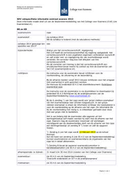 info sdv ce 2014