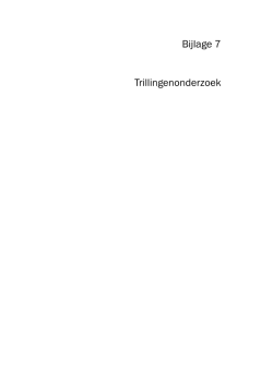Bijlage 7 Trillingenonderzoek