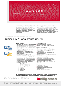 Junior SAP Consultants (m/ v)