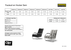 Fauteuil en Hocker Sem