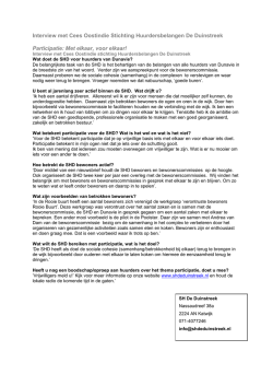 Interview met Cees Oostindie Stichting Huurdersbelangen