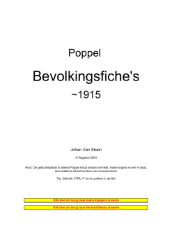 Bevolkingsregister 1915