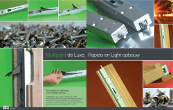 HMB Multipoint Sluitlijsten Productinformatie