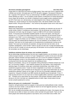 Het nieuwe schooljaar gaat starten