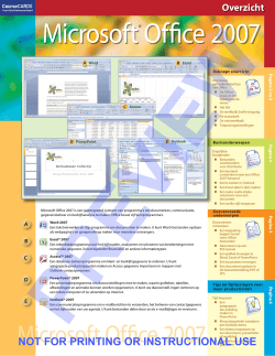 Microsoft Office 2007 - Axzo Press