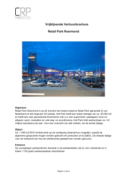 01 Verhuurbrochure - Retail Park Roermond