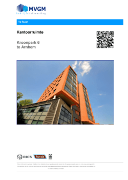 Brochure Kroonpark 6 te Arnhem