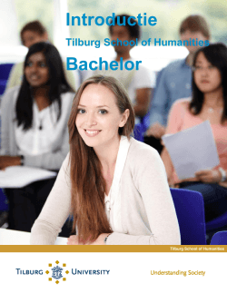 Introductie Humanities Bachelor