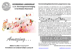 Flyer Koorkring Landgraaf - RK