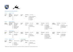 Indeling keeperstrainingen 2014/2015