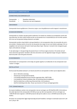 informatie zonnepanelen zonnepanelen/zonneboiler omvormer