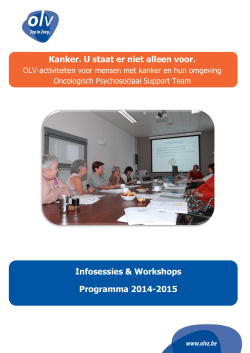 infosessies programma 2014-2015