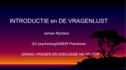 INTRODUCTIE en DE VRAGENLIJST